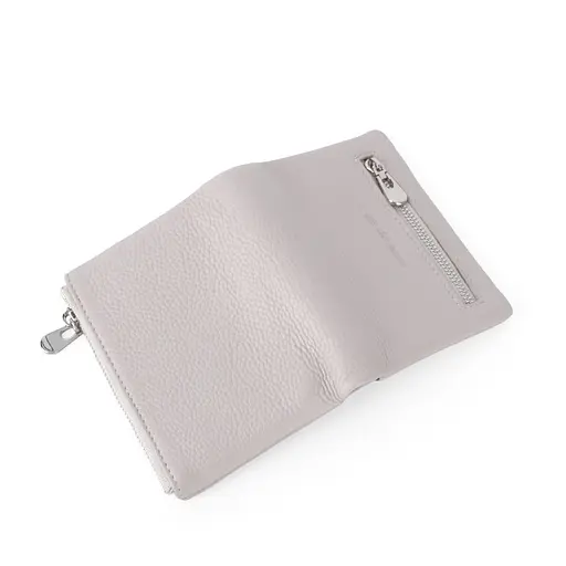 Жіночий гаманець маленький шкіряний De Esse LC14016-GD179 нюдовий - фото 3