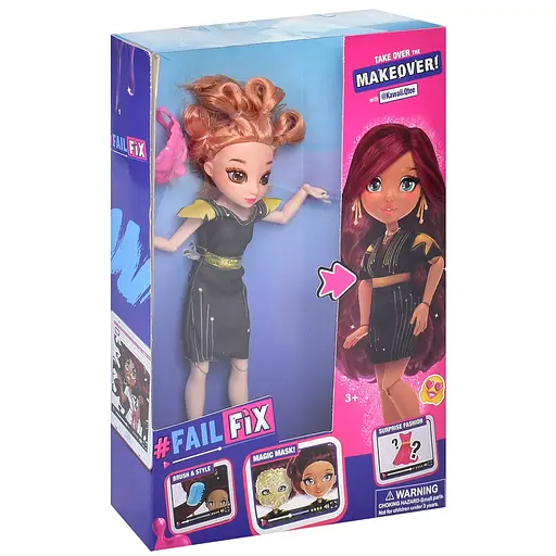 Лялька 3666-7/8/9/10/12 26см, змінює макіяж та колір волосся. з аксесуарами в коробці (6990589585248) Вид 3 - фото 1