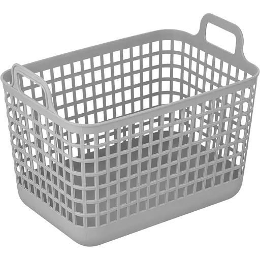 Кошик для зберігання Ardesto пластик PP 33x22.5x25.2 см 12.5 л cірий (ARHC2512GG) - фото 2