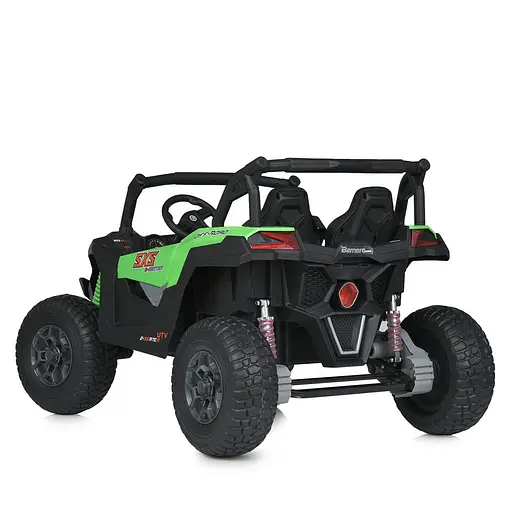 Електромобіль дитячий Bambi M 5725EBLR-5 24V з пультом управління Зелений - фото 3