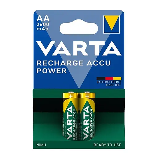 Аккумулятор Varta AA 2600mAh * 2 NI-MH Power (5716101402)