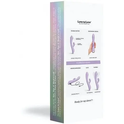 Вібратор-кролик зі спрямованим масажем точки G - Love To Love Bunny&Clyde - Viva Mauve - фото 7