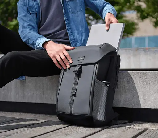 Рюкзак Jersey Travel 17", черный Trust teh0014515 - фото 4