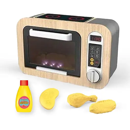 Мікрохвильова піч, підсвічування, звуки, муляжі їжі, що змінюють колір, 818-502A