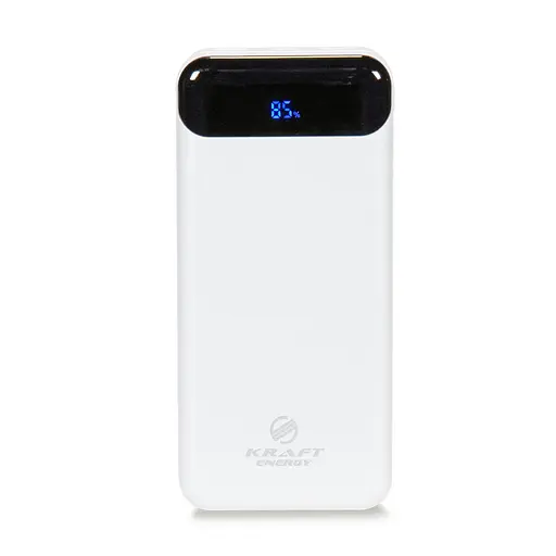 Повербанк 10000mAh Power Bank Kraft TPB-2010 White 22.5W QC3.0 (43-00046)