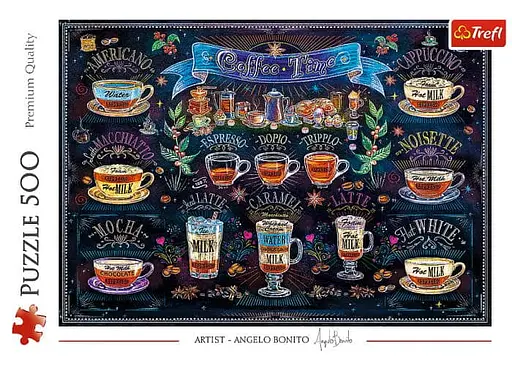 Пазл Trefl Время пить кофе 500 эл. (37449) - фото 2