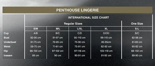 Комплект браслетів та стрінгів Penthouse - Double Spice Black M/L - фото 4
