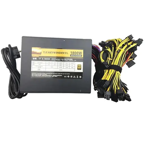 Блок живлення GameMax GM-1800w mining (GM-1800) Б/в - фото 2