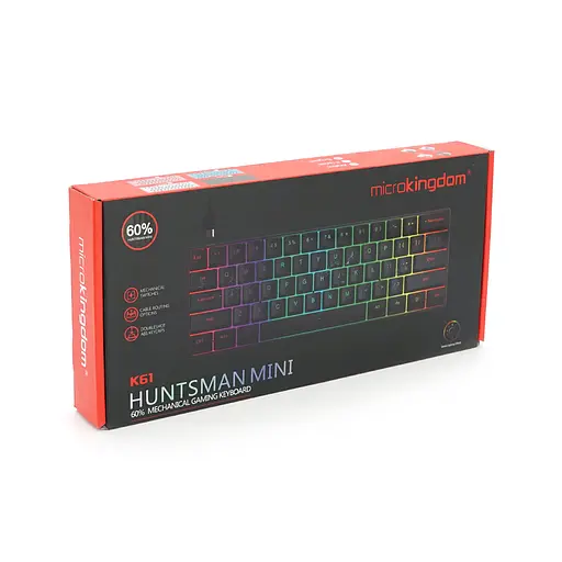 Клавіатура Voltronic Bluetooth з підсвічуванням MK-61, розкладна, 61 клавіша, (Eng), Black, Box - фото 2