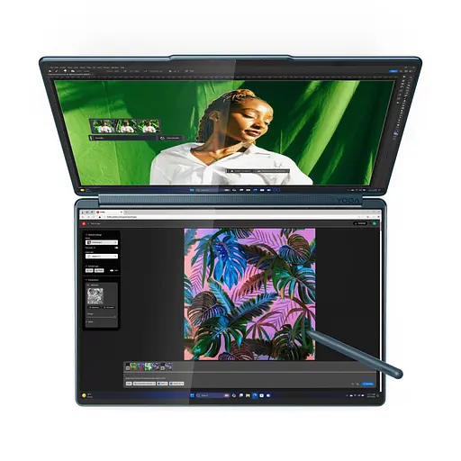 Ноутбук Lenovo Yoga Book 9 2x Ultra 7 255H 32GB 1TB Windows 11 Pro Tidal Teal - фото 2
