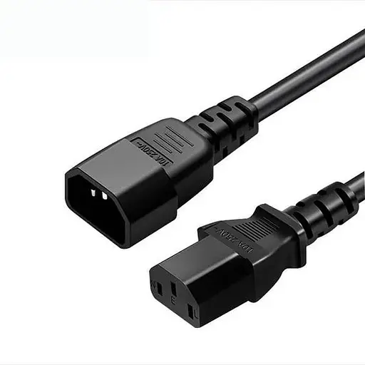 Кабель живлення вторинний OEM PC-monitor 1.8m 0.75 мм Iec C13-C14