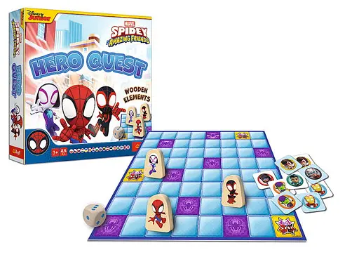 Настольная игра Trefl Квесты для героев. Дисней: Человек-паук (Hero Quest. Disney: Spidey and his Amazing Friends) (02436) - фото 4