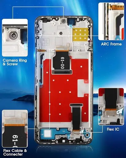 РК-дисплей Дігітайзер для Huawei Honor X8a 2023 CRT-LX1 CRT-LX2 CRT-LX3 - фото 6