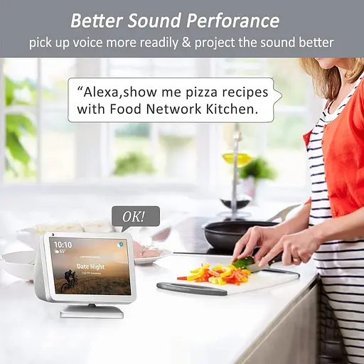 Регулируемая подставка, поворот и наклон, магнитный противоскользящий держатель/основание/подставка для Echo Show 8 Miimall - фото 4