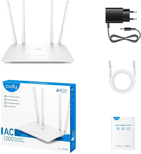 Роутер Cudy WR1200 WiFi 5 (73-00514) - фото 5