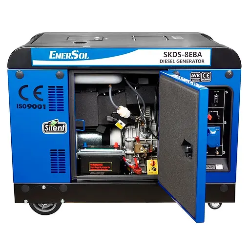 Генератор дизельний 7.5 кВт EnerSol SKD-8EBA (41-00484) - фото 2