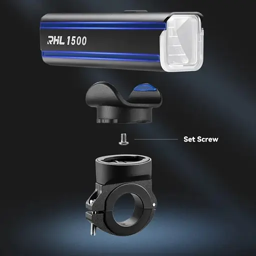 Велофара ROCKBROS RHL 1500 мощная аккумуляторная 1500 LUM - фото 9