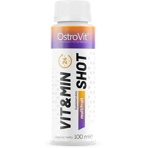 Вітаміни та мінерали OstroVit Vit&Min Shot, 100 мл - Мультифрут
