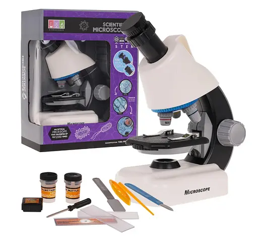 Дитячий мікроскоп + пробірки та аксесуари Ramiz