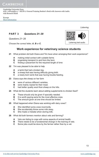 Cambridge Practice Tests IELTS 17 General with Answers, Downloadable Audio - фото 5