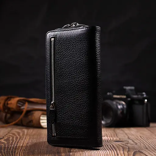 Кожаный женский кошелек Tony Bellucci 9.5х19х2 см acs0026968 - фото 8