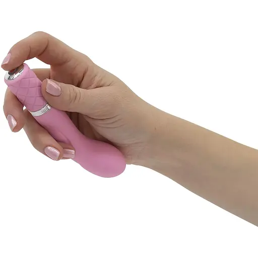 Роскошный вибратор Pillow Talk - Racy Pink с кристаллом Сваровски - фото 4