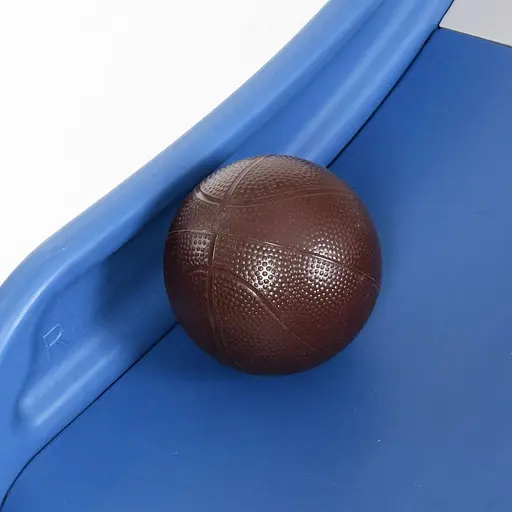 Дитяча гірка-гойдалка BAMBI HOUSE-4 з баскетбольним кільцем, ш146-г183-в120см, синя - фото 7