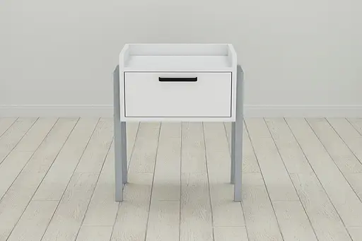 Модульна тумба Ferrum-decor Бетті 540x450x320 метал Сірий ДСП Білий 16 мм (FRD-102997) - фото 3