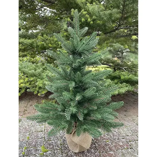 Ялинка Hvoya Classic лита пишна в мішковині 70 см зелена - фото 4