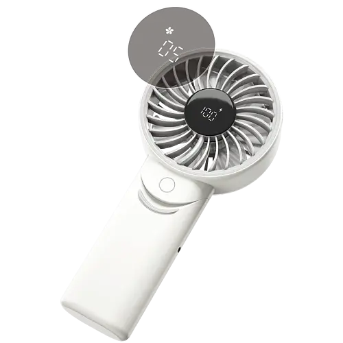 Вентилятор Nitecore NEF03 Pro LED-дисплей до 5.8 м/с (5 швидкостей) Білий - фото 3