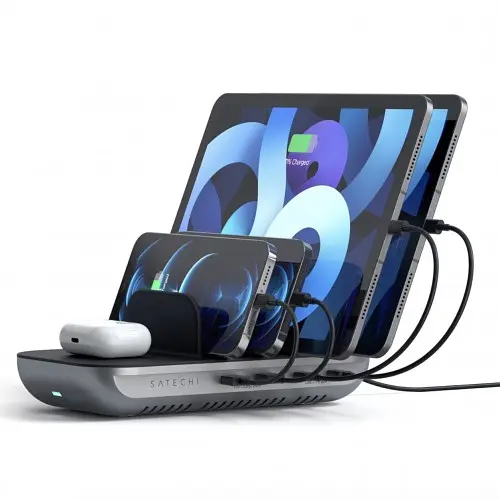 Док-станция Satechi Dock5 Multi-Device Charging Station (ST-WCS5PM) - фото 4