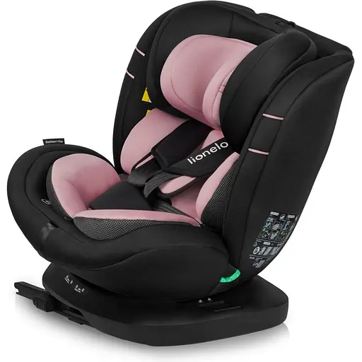 Автокресло Lionelo Bastiaan I-Size Pink Rose (LO-BASTIAAN I-SIZE PINK ROSE) - фото 4