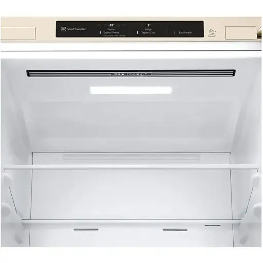 Холодильник LG с нижним морозильным отделением 186x60х68 холод.отд. 234 л мороз.отд. 107 л 2дв. А+ NF инв. диспл внутр. бежевый - фото 7