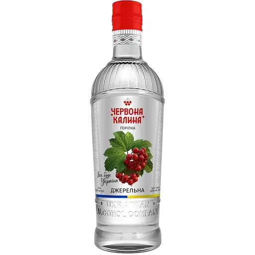 Горілка Червона Калина Джерельна 40% 0.5 л 