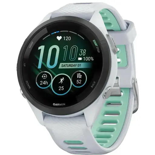 Смарт-часы Garmin Forerunner 265S Black Bezel w. Whitestone Case and Whitestone/Neo Tropic S. Band (010-02810-04)