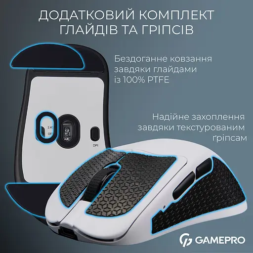 Миша GamePro Asgard Surt Wireless Black (GM017B) [140400] - фото 12