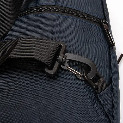 Чоловіча сумка слінг тканинна, синій Lanpad sum0028693 - фото 7