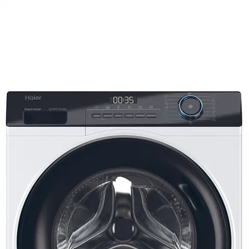 Стиральная машина Haier фронтальная 7 кг 1400 A+++ 44 см дисплей пара инвертор люк черный прямой привод белый - фото 7