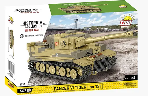 Конструктор дитячий танк PANZER VI TIGER I no. 131 COBI 2734