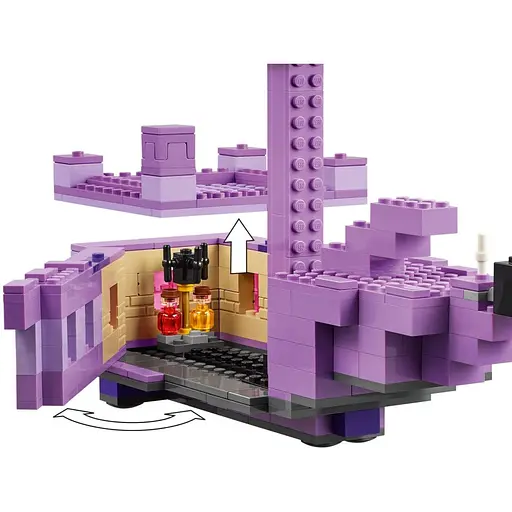 Конструктор LEGO Minecraft Дракон Енду і Корабель Краю 657 деталей (21264) - фото 4