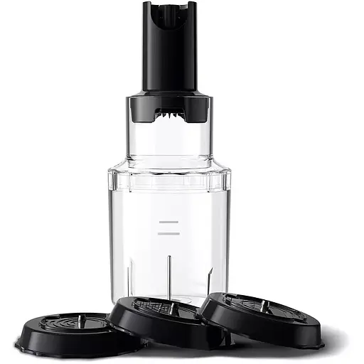 Блендер Philips Series 5000 заглибний 1200 Вт 4 в 1 чопер XL спіралайзер чорний (HR2684/00) - фото 6