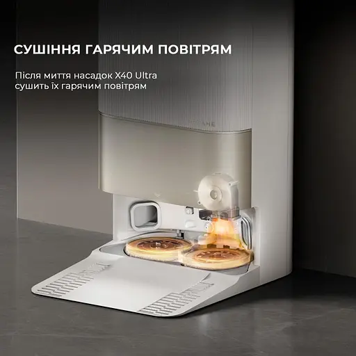 Робот-пылесос с влажной уборкой Dreame X40 Ultra White - фото 8