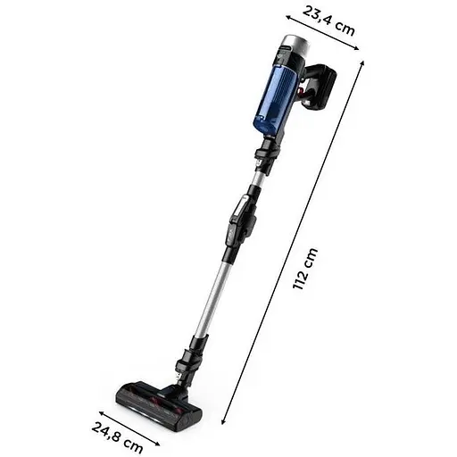 Пилосос Rowenta X-Force 9.6 Aqua Allergy безпровідний 250 Вт срібно-синій (RH20C0WO) - фото 7