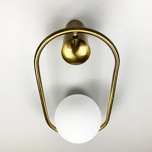 Настінний латунний світильник Mila Wall Line F Арт. W078/1 - фото 3