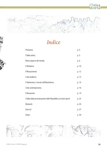 L'Italia e` cultura. Storia