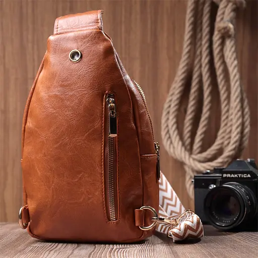 Женская сумка Vintage с одной лямкой через плечо из гладкой экокожи 16х25х6.5 см sum0026942 - фото 10