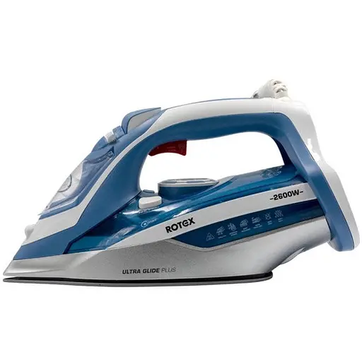 Прасувальна праска Rotex RIC70-C UltraGlidePlus Керамічне покриття 2800Вт Вертикальне відпарювання Синьо-Біли - фото 3
