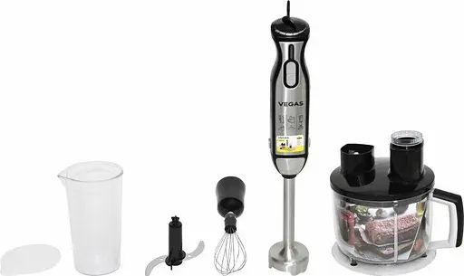 Многофункциональный погружной блендер Vegas VHB-1222NS 4 в 1 домашний электрический - фото 4