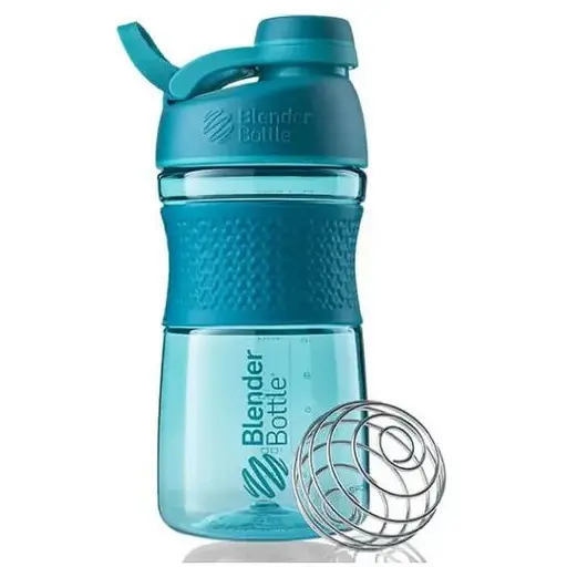 Шейкер спортивний BlenderBottle SportMixer Twist 20oz/590 мл Teal (Twist 20oz Teal) - фото 1