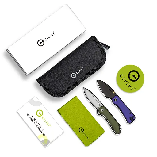 Ніж складаний Civivi Baby Banter Cuibourtia Wood C19068SB-2 - фото 9